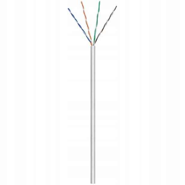 Goobay Cat 5e Volný kabel Nestíněná kroucená dvoulinka (utp) Šedá 100 m