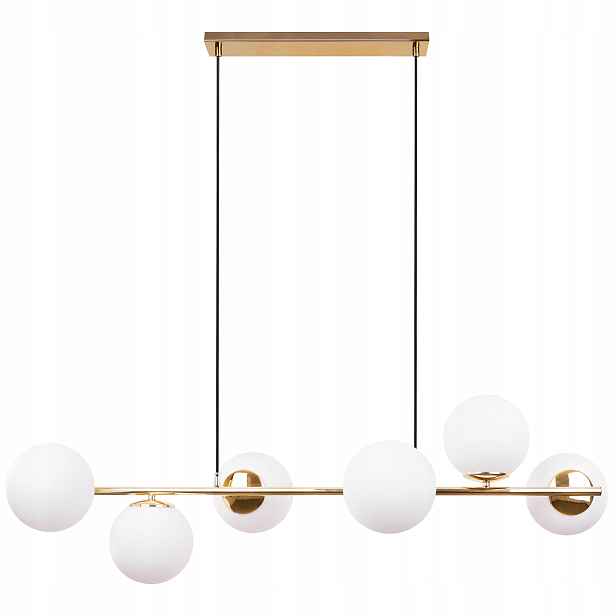 Závěsné Stropní Svítidlo Zlatý Lustr Do Kuchyně Obývacího Pokoje Glamour Loft