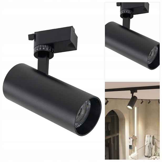 Reflektor Tracer černý, moderní Led kolejnicové osvětlení Tk Lighting