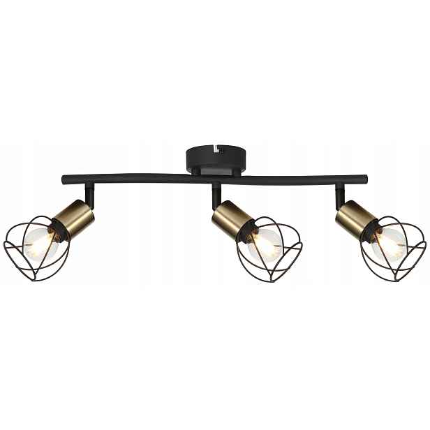 Reflektorová stropní lampa do obývacího pokoje Loft Reality Mahavi
