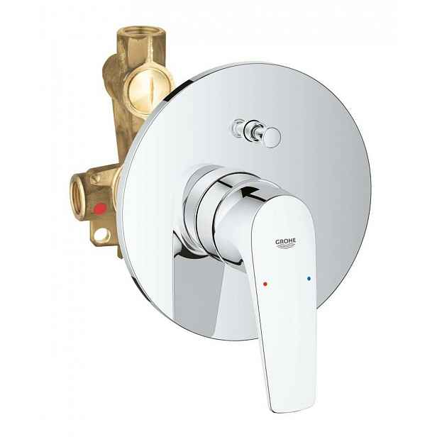 Vanová baterie Grohe Start Flow včetně podomítkového tělesa chrom 29117000