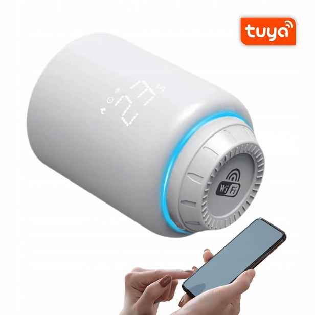 Chytrá WiFi termostatická hlavice TH9 Tuya