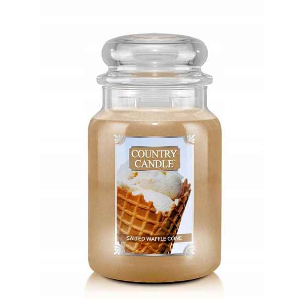 Velká svíčka Salted Waffle Cone Country Candle