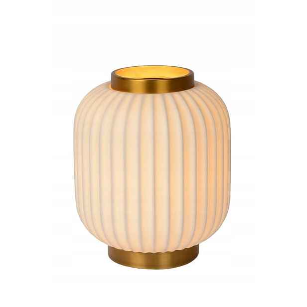 Stolní lampa Lucide Gosse E14 40W Zlatá/Bílá Moderní design