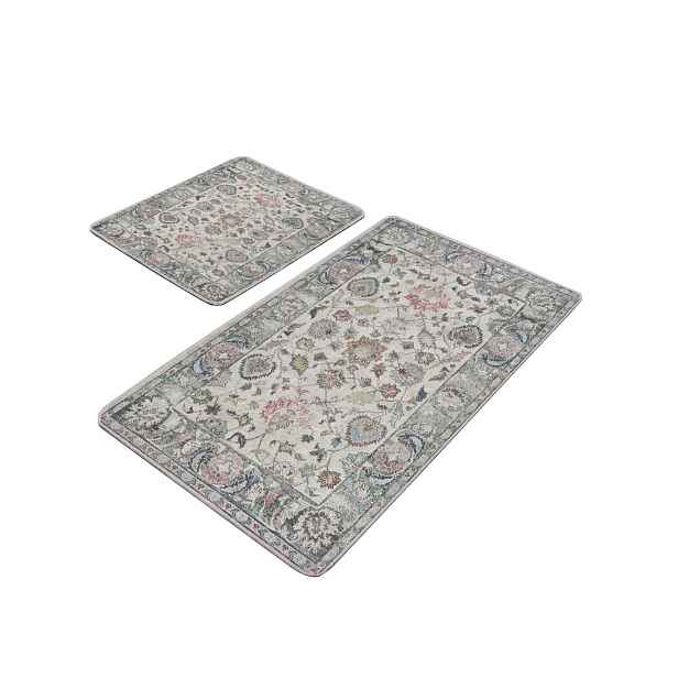 Šedé koupelnové předložky v sadě 2 ks 60x100 cm – Mila Home