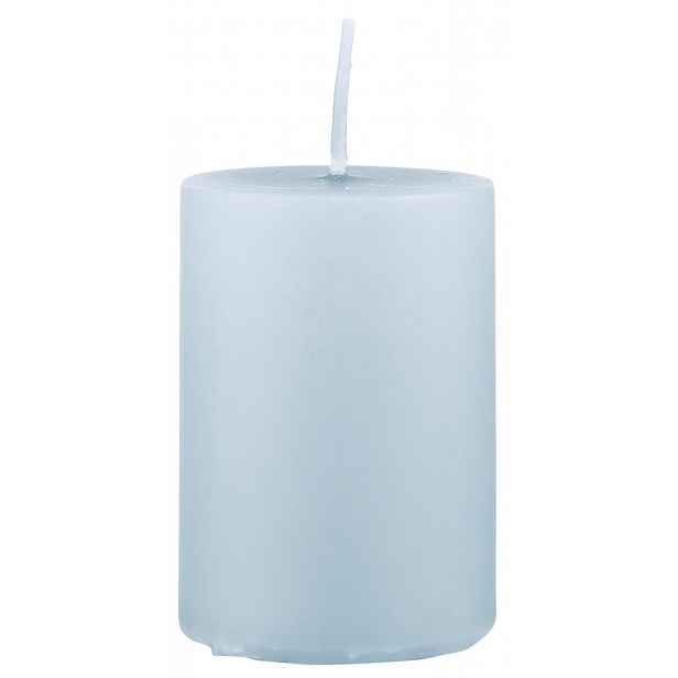 IB Laursen Modrá sloupová svíčka SKY GREY 6cm