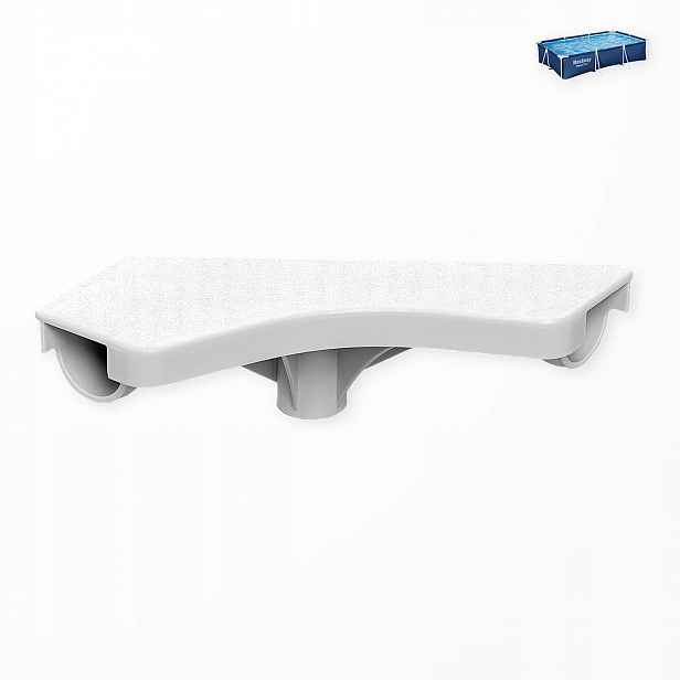 Rohové sedátko bazénu Bestway 56404 Steel Pro obdélníkové bez čerpadla nové