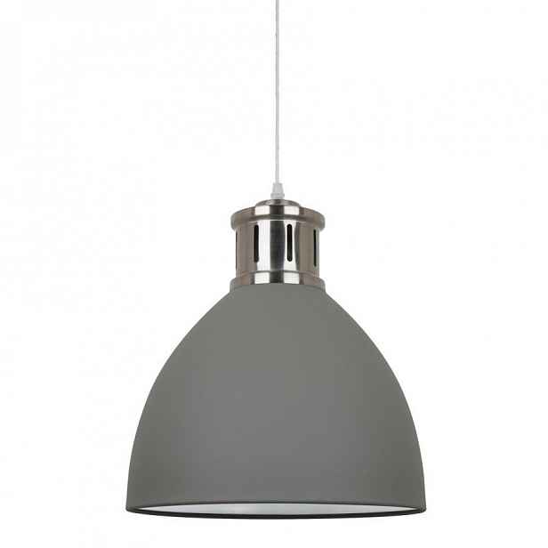 Závěsná lampa Lustr Zwis Stříbrný Kov 60W E27 Regulace Lola Italux