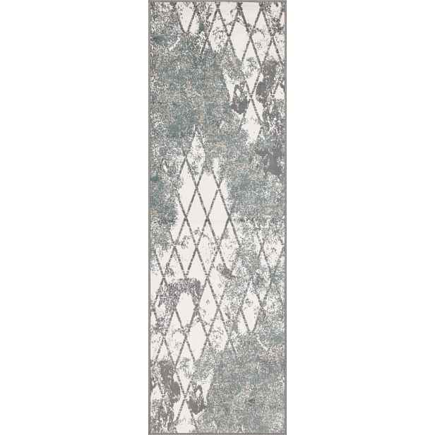 Běhoun šedomodrý 80x250 cm Sensi Gepi – FD