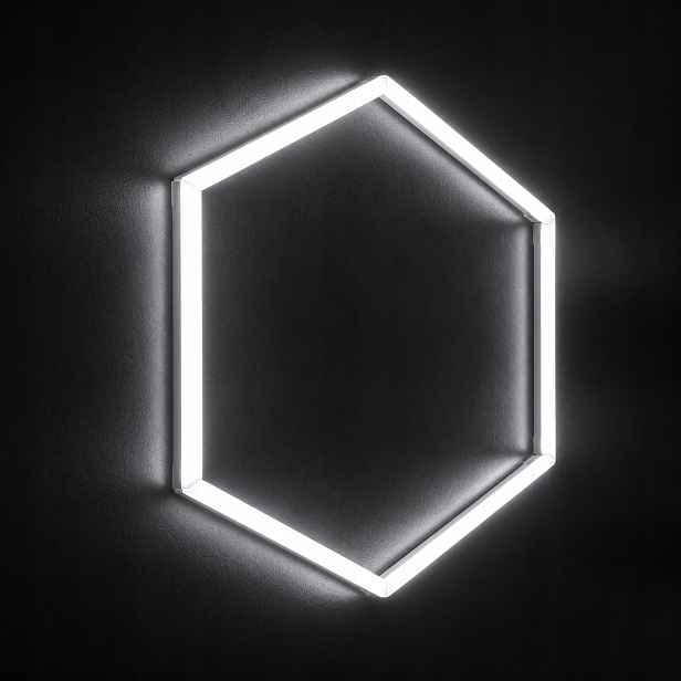 Led panel bílý 92x79 Cm auto detailingová dílna Hexagon 1 42W 6500K