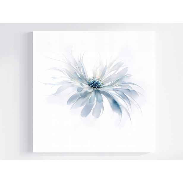 Obraz Na Plátně Canvas Abstrakce Příroda Modrý Květ 50x50