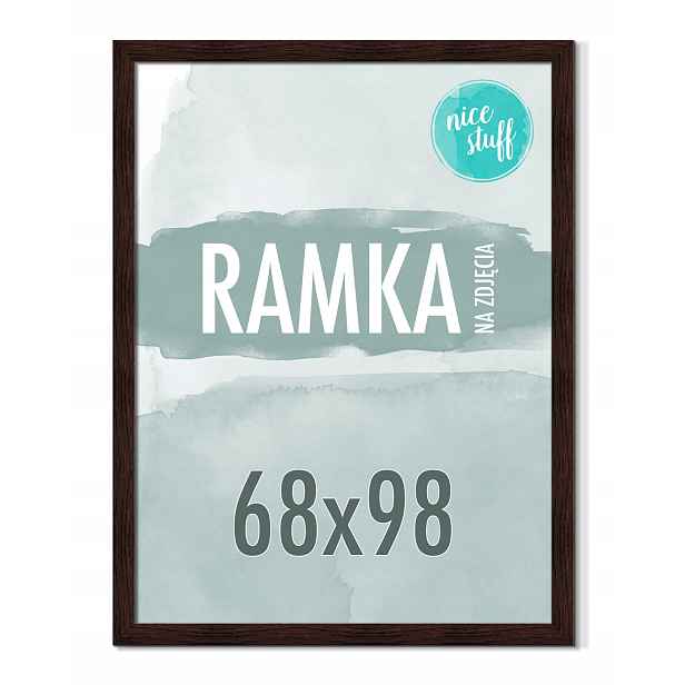 Rámeček 68x98 Rámeček Na Fotografie Plakát Rámečky na fotografie Wenge tmavě Hnědá