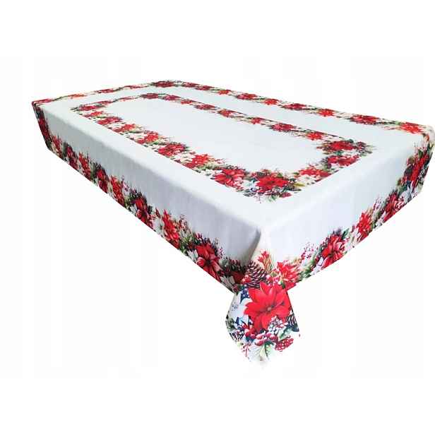 Ubrus 140x260 vánoční 965 betlémská hvězda
