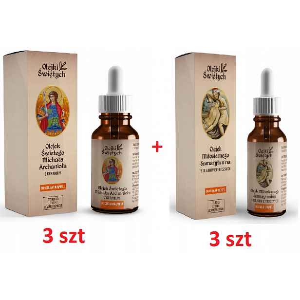 Olej milosrdného Samaritána Olej svatého Michaela Archanděla 6x50 ml
