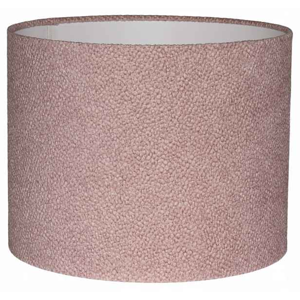 Stínidlo na stojací lampu Závěsný válec 25/20 cm E27 Pudrová Růžová Arezzo