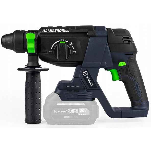 Wuber W04531, Aku bezkartáčová příklepová vrtačka Sds+ 20V 2 J