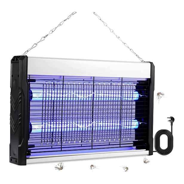 Elektrický ničitel hmyzu Uv lampa na komáry Pulapka na mouchy Tichá