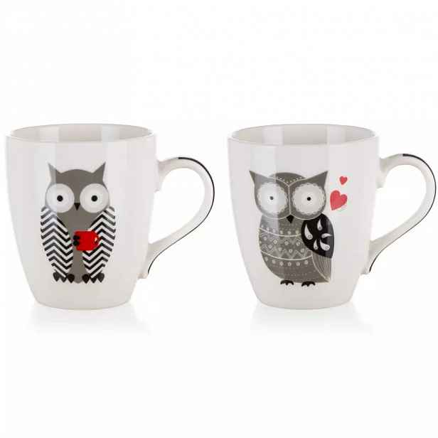 Hrníček keramický Owl 240ml mix 60221587