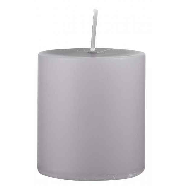 IB Laursen Fialová sloupová svíčka DUSTY LILAC 7cm