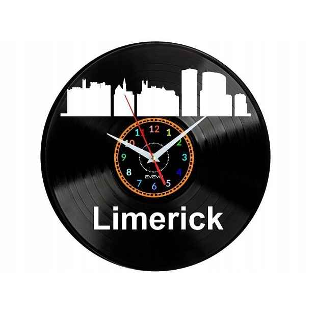 Limerick Dárek Originální dekorace do domu Hodiny z vinylové desky