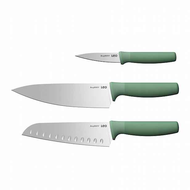 Sada 3 nožů BergHOFF Forest Chef 19 Santoku 17 Paring 8,5 cm