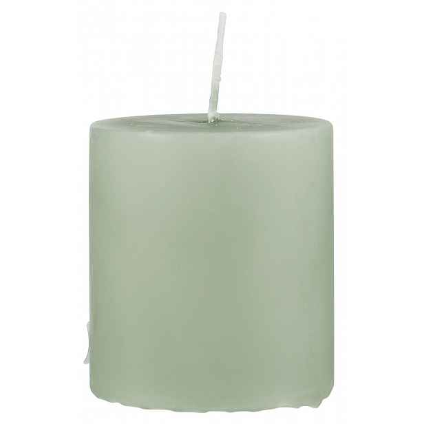 IB Laursen Zelená sloupová svíčka ANTIQUE GREEN 7cm