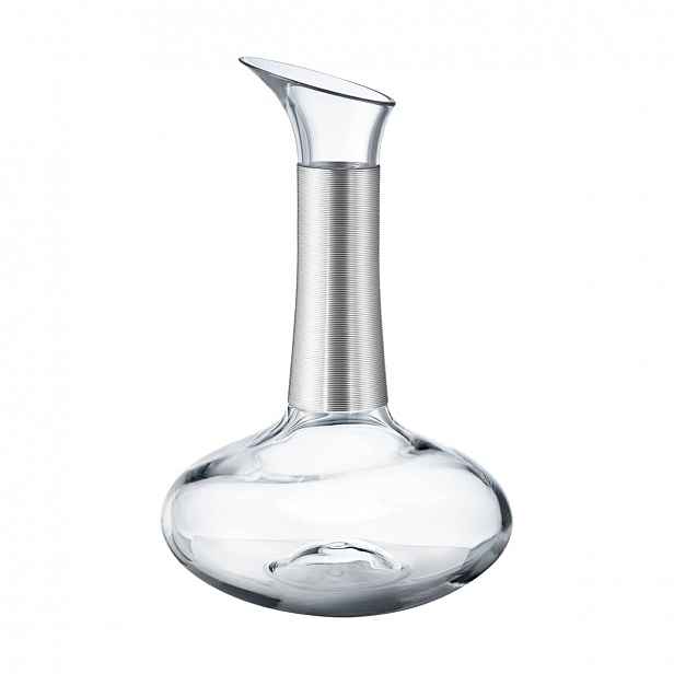 Křišťálová karafa Koppel se stříbrným drátem - Georg Jensen
