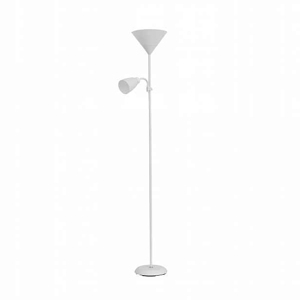 Podlahová lampa E27 bílá