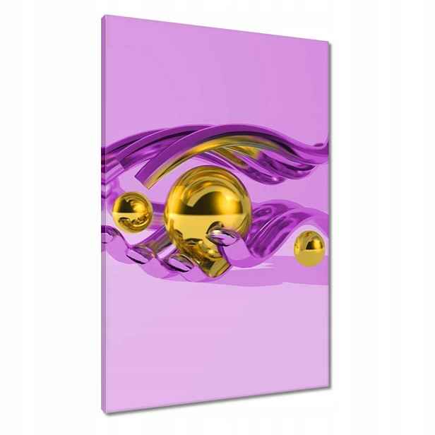 Obrazy 60x90 Fialová grafika