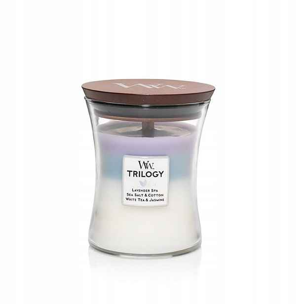 WoodWick Calming Retreat Ww Trilogy svíčka střední