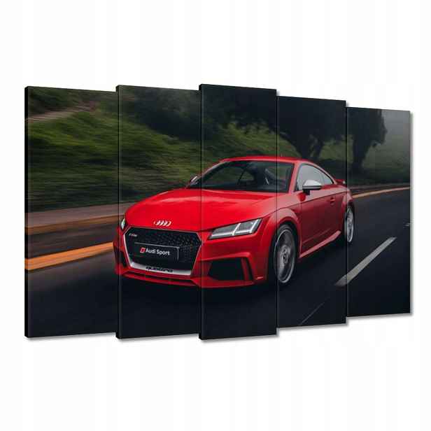 Obrazy 150x95 Červené Audi Auto