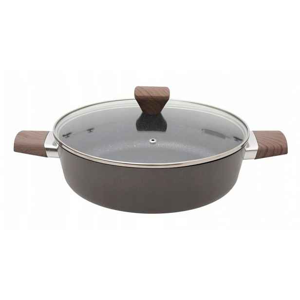 Hrnec nízký rendlík s nepřilnavou poklicí Champion 28 cm 4,2 l, indukce Greblon