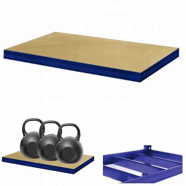 Police pro kovový regál Helios 90x40 cm 1Px350 kg Příčníková Deska Obloha