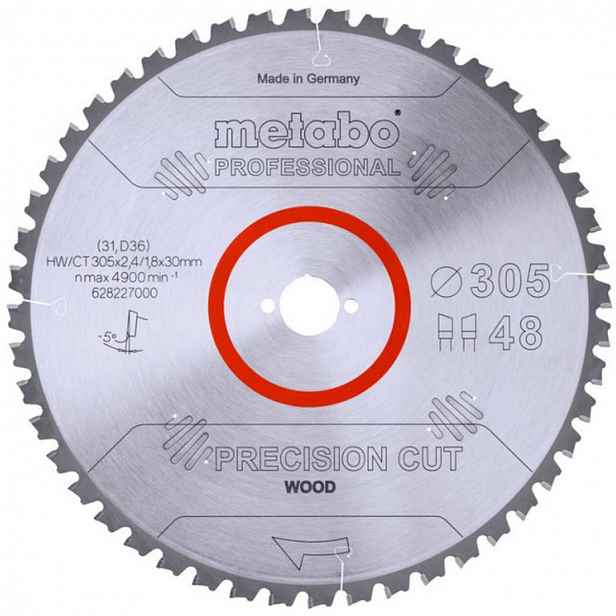 Metabo - Pilový kotouč na dřevo, 305x30 mm, 48 zubů 628227000