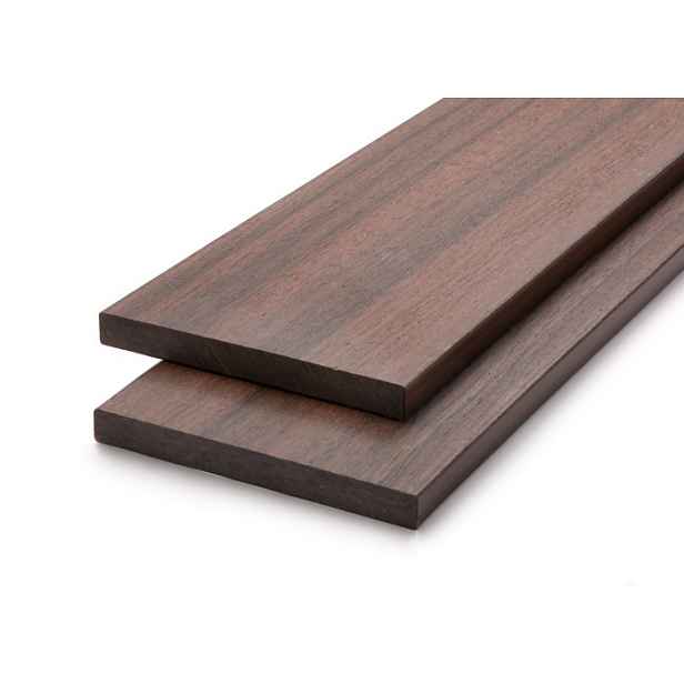 Plotovka dřevoplastová DŘEVOplus PROFI walnut oblouk 15×138 mm