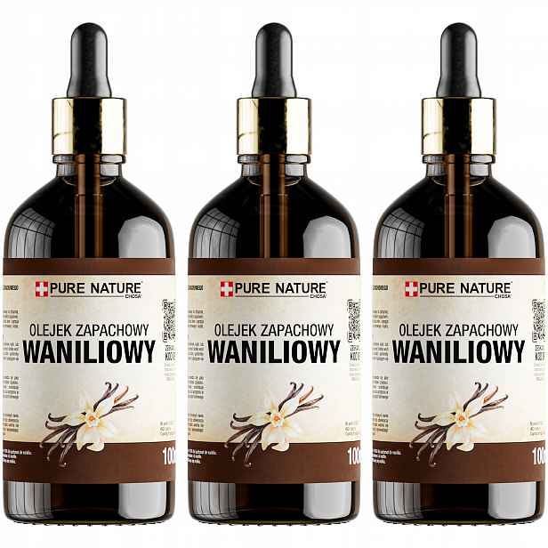 Vanilkový Olej Do Svíček Difuzéru 100% Čistý Velmi Intenzivní 3 x 100 ml
