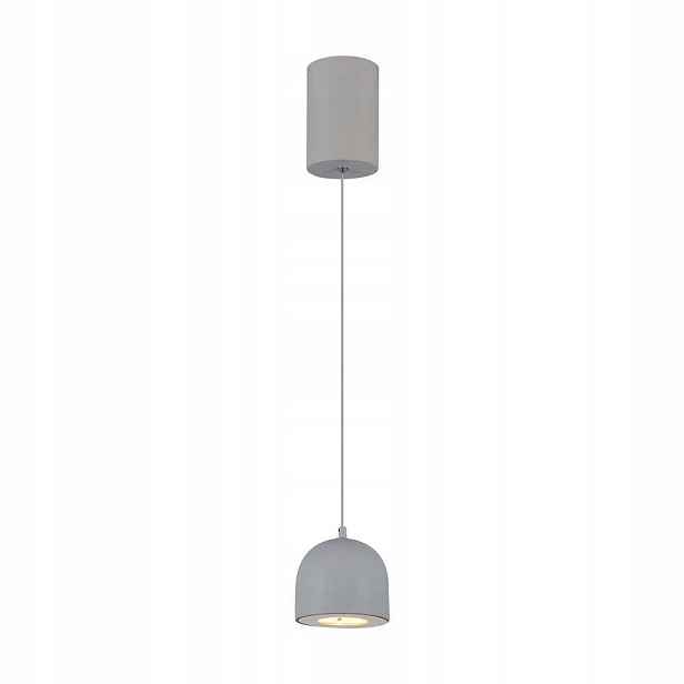 Závěsná Led bodová lampa šedá nad stůl, bar do jídelny 3000K V-tac