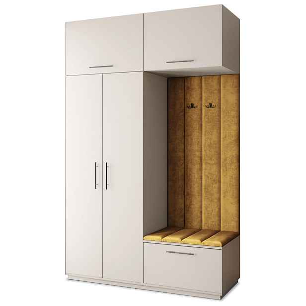 MASSENO MODERNÍ PŘEDSÍŇOVÁ SESTAVA REMA, 150/240/60 cm, kašmírová