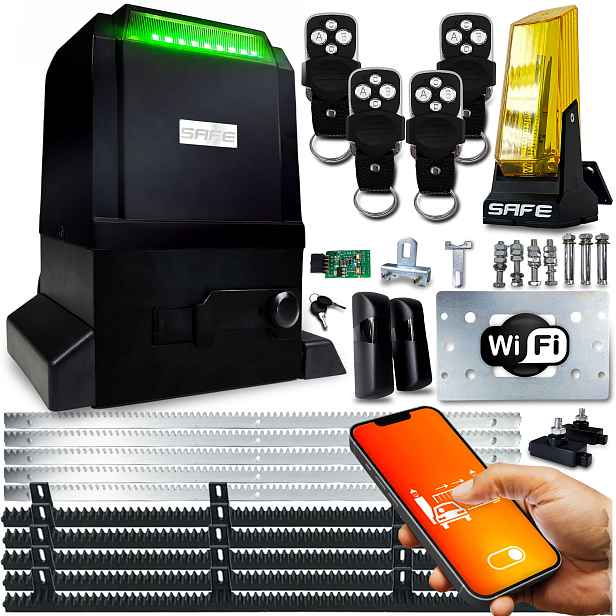 Sada Pohon Pro Posuvnou Bránu 800 kg 4 ovladače 5 X Wifi lampa Tuya