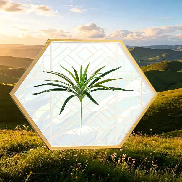 TEMU 1ks Umělý zlatě lemovaný závěsný shluk orchidejí s prodlouženými, půvabně se rozprostírajícími s výraznými bílo-zelenými pruhy. Nadýchaná, plná