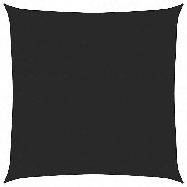 vidaXL Stínící plachta 160 g/m² černá 5 x 5 m HDPE