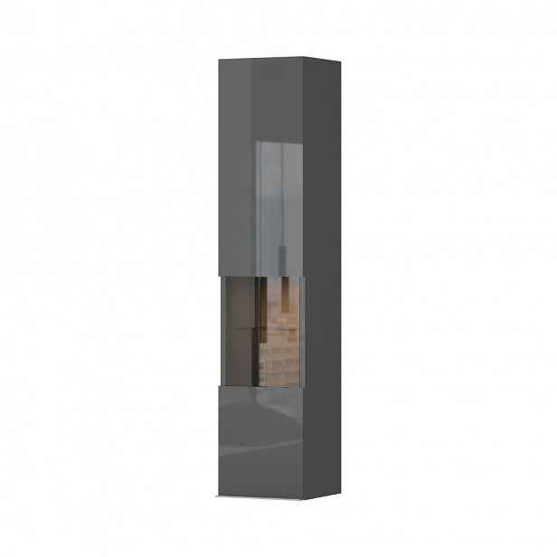 Závěsná komoda ONYX-VK30-1KS/ON antracit lesk