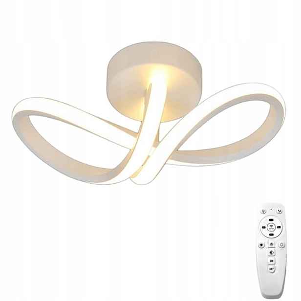 Stropní Svítidlo Stropní Svítidlo Led Lustr Bílý 16W Moderní Obývací Pokoj S Dálkovým Ovládáním