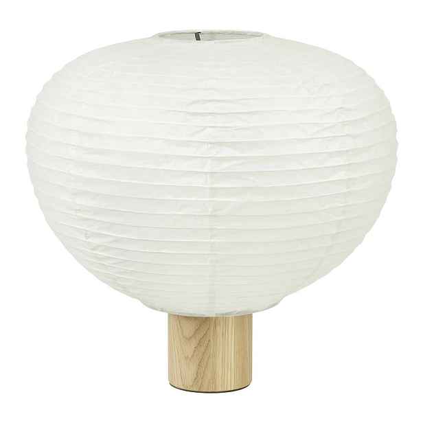 Bílá stolní lampa s papírovým stínidlem (výška 32 cm) Kami – Blomus