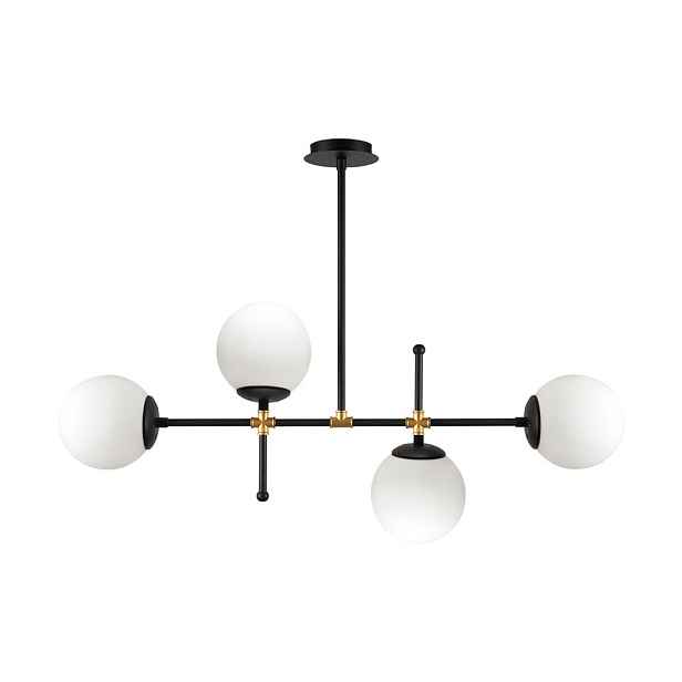 Černé závěsné svítidlo Squid Lighting Kruva, výška 57 cm