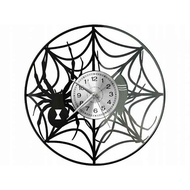 Spider Dárek Originální dekorace do domu Hodiny z vinylové desky