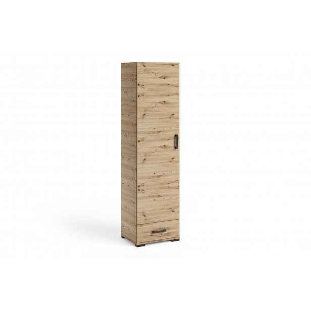 Úzká skříň 50 cm KLENRI - dub artisan