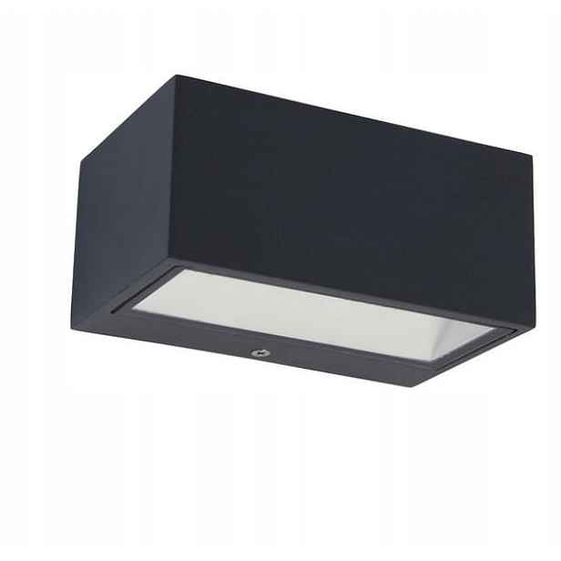 Venkovní Led nástěnné svítidlo Gemini 10W antracit IP54 3000K Lutec