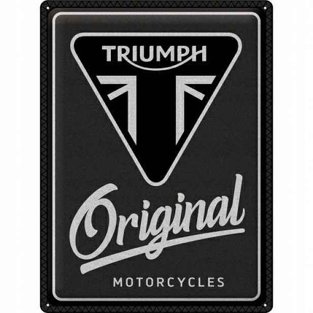Kovový Plakát Plech 30x40 Triumph Original Moto