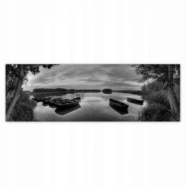 Plakáty 200x66 lodě na jezeře